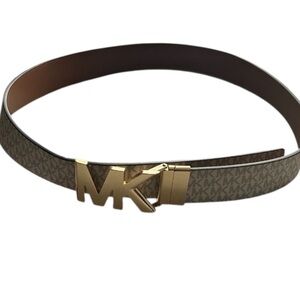 Michael Kors Twist Reversible Large Belt MK Logo New with tags
